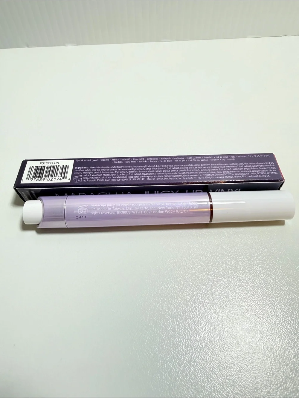 tarte Maracuja Juicy Lip Vinyl- shimmery cranberry NEW